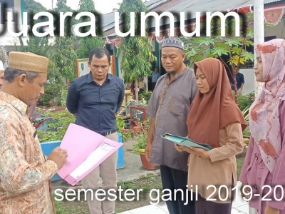 penyerahan rapor ganjil 2019-2020